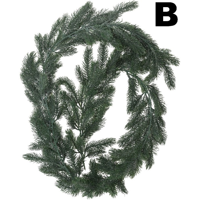 christmas/tinsel-garlands/christmas-garland-–-180cm-168-tips-2-assorted-designs