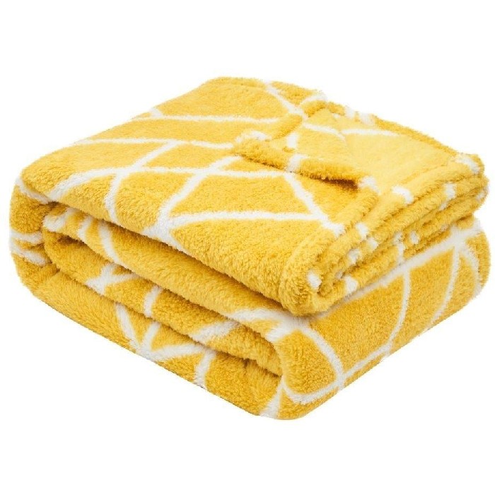 home-textiles/blankets-throws/teddy-throw-ely-geo-200cm-x-240cm-ochre