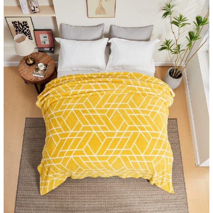 home-textiles/blankets-throws/teddy-throw-ely-geo-200cm-x-240cm-ochre