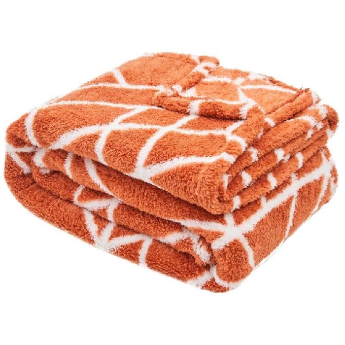 home-textiles/blankets-throws/teddy-throw-ely-geo-200cm-x-240cm-rust