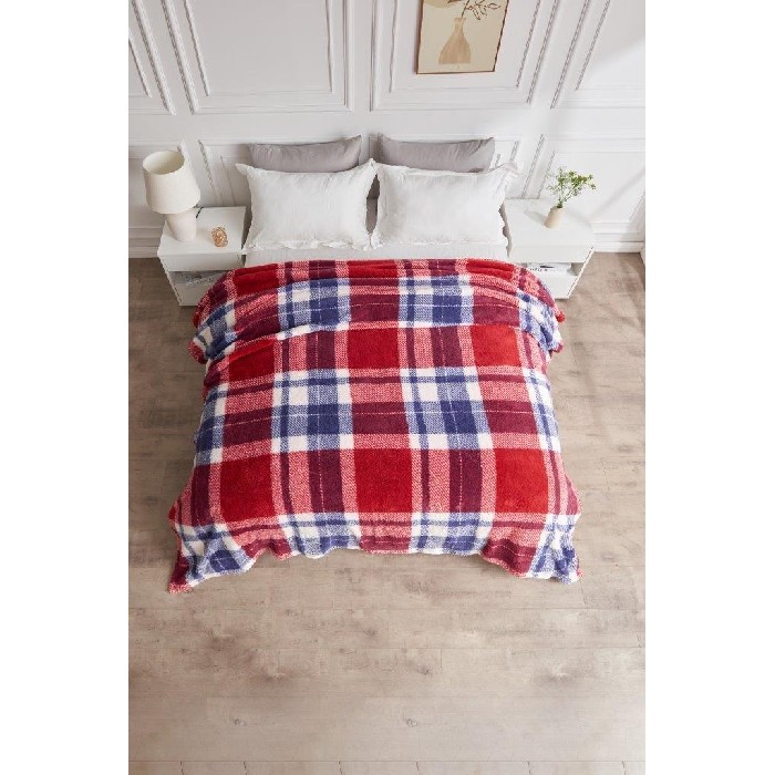 home-textiles/blankets-throws/teddy-throw-windsor-check-200cm-x-240cm-navyred