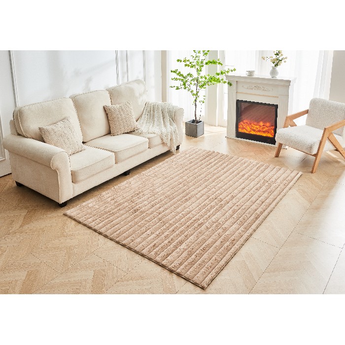 home-textiles/carpets-rugs/gaveno-cavailia-shum-faux-fur-rug-natural-120cm-x-170cm