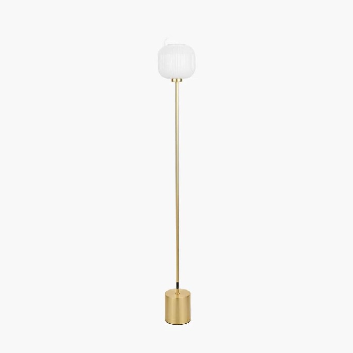 lighting/floor-lamps/pacific-bella-white-ribbed-glass-and-gold-metal-squoval-floor-lamp