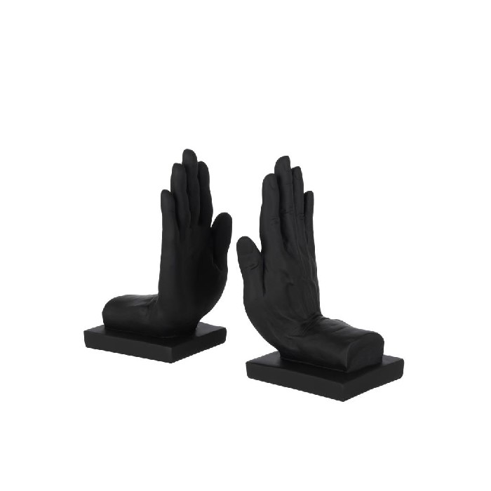 home-decor/decorative-ornaments/set-of-2-bookend-hands-polyresin-black