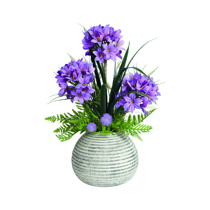 home-decor/artificial-plants-flowers/floral-pot-49cm-purple