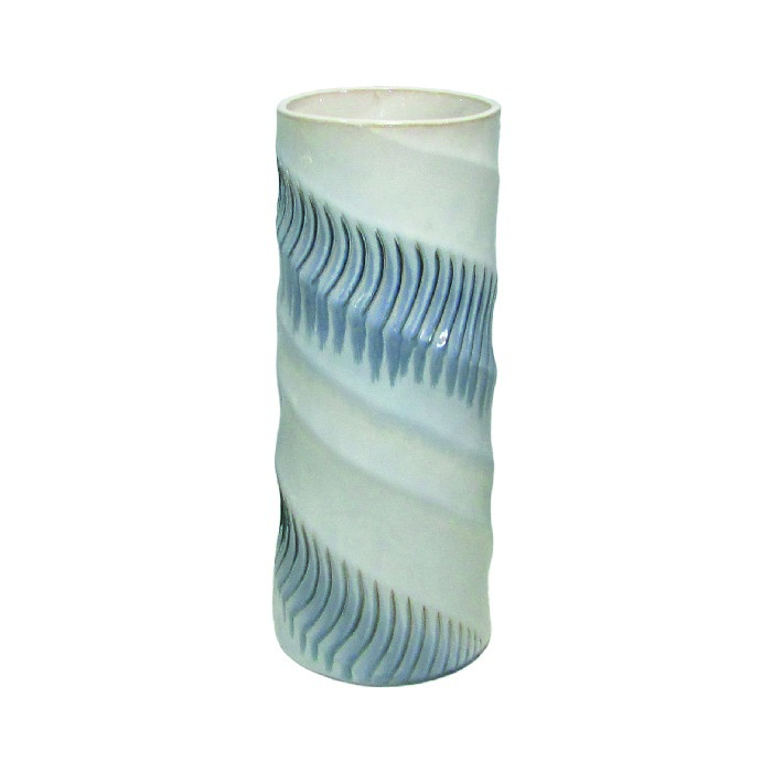 home-decor/vases/blue-white-cylinder-vase-31cm