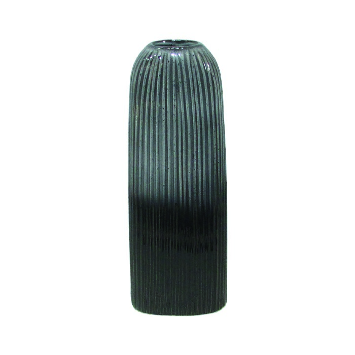 home-decor/vases/black-grey-stripe-vase-36cm