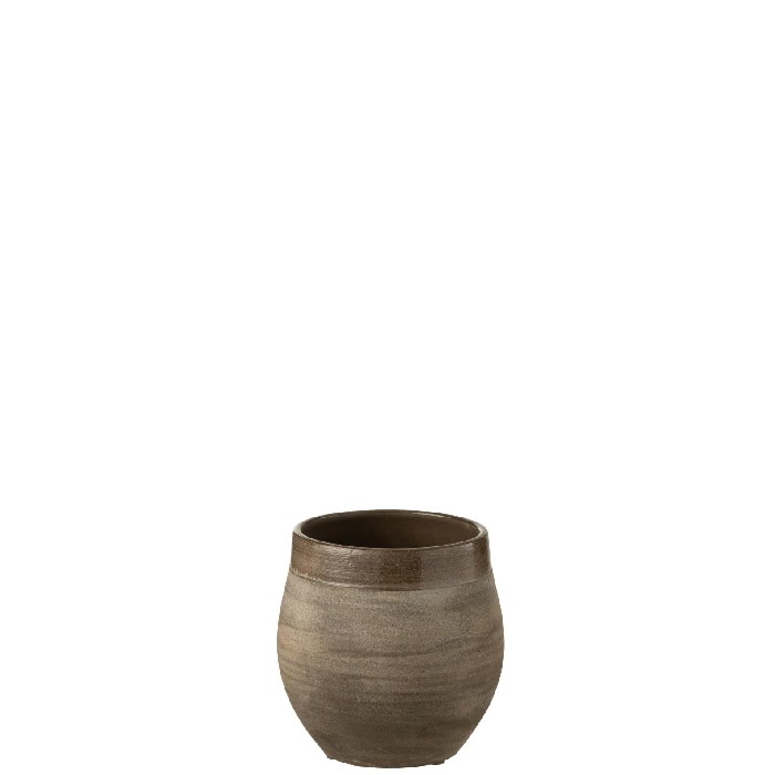 home-decor/indoor-pots-plant-stands/flowerpot-gio-ceramic-brown-small