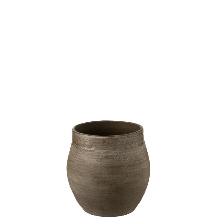 home-decor/indoor-pots-plant-stands/gio-ceramic-flowerpot-brown-medium