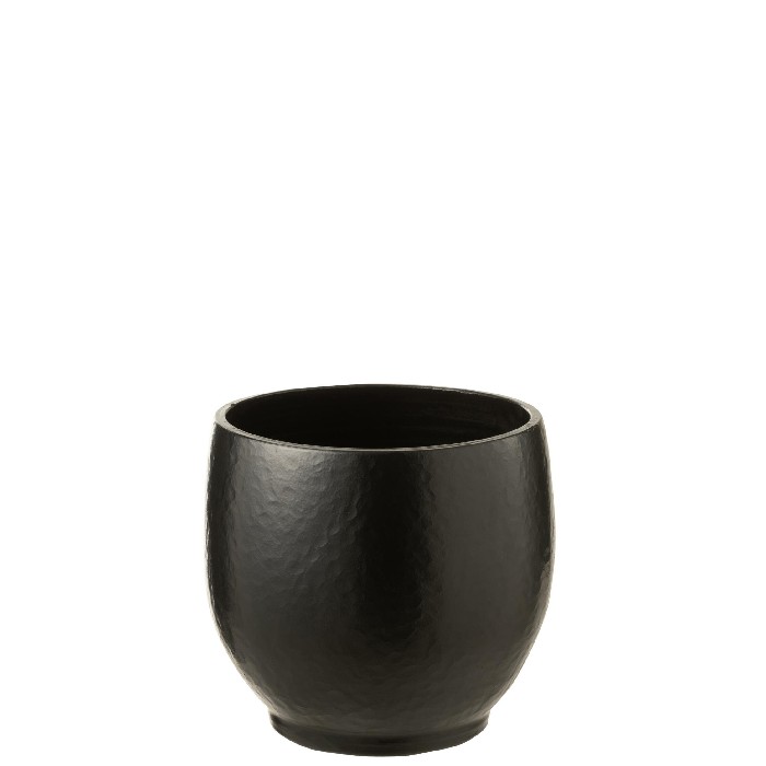 home-decor/indoor-pots-plant-stands/ying-ceramic-flowerpot-black-medium