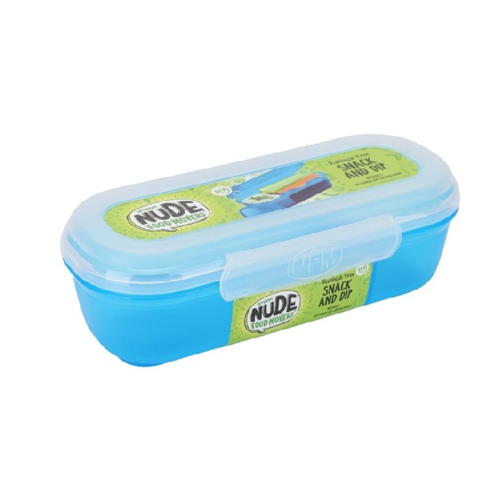 kitchenware/picnicware/smash-snack-and-dip-container-with-dip-compartment-blue
