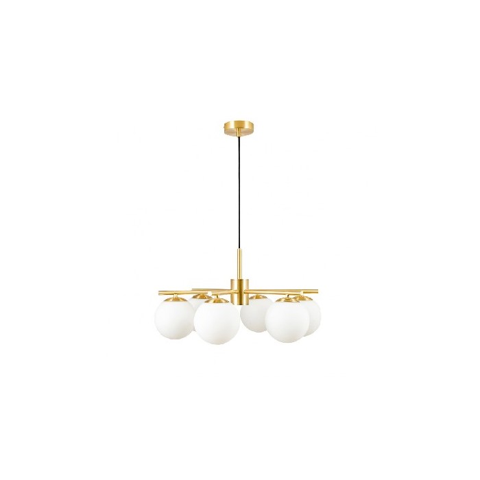 lighting/chandelier-pendant-lighting/asterope-6-white-orb-and-gold-metal-pendant