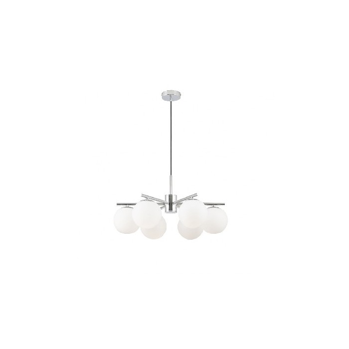 lighting/chandelier-pendant-lighting/asterope-6-white-orb-and-shiny-chrome-metal-pendant