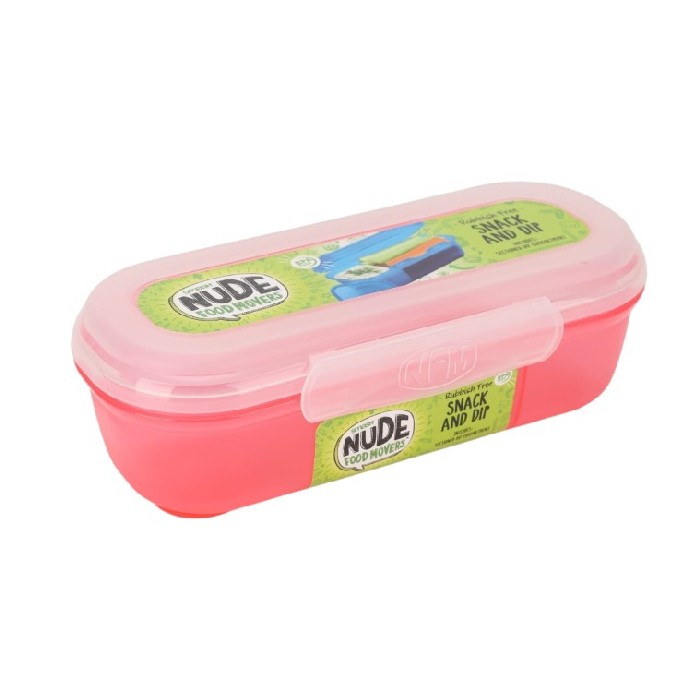 kitchenware/picnicware/smash-snack-and-dip-container-with-dip-compartment-pink