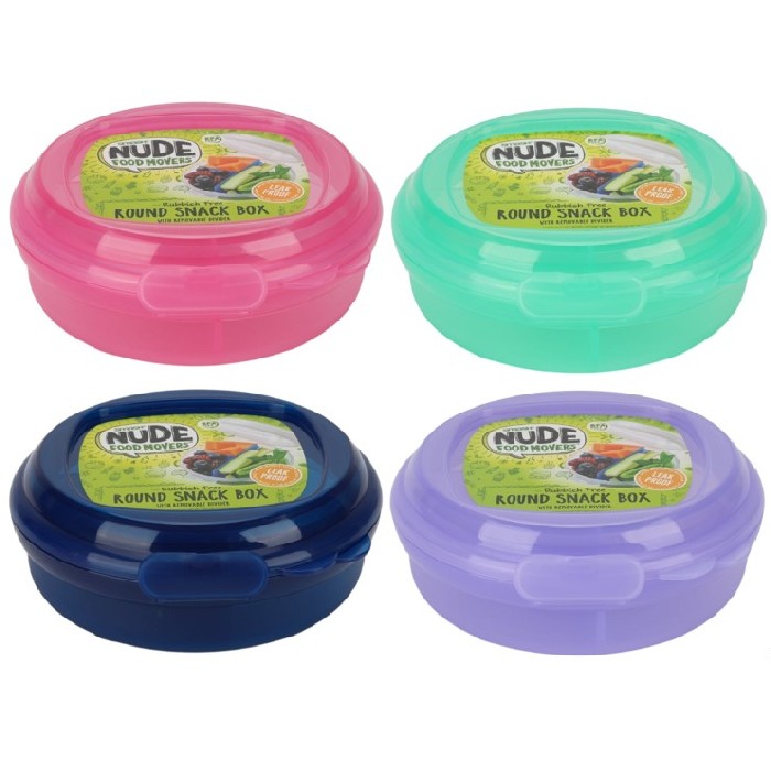 kitchenware/picnicware/smash-round-snack-box-with-divider-4-assorted