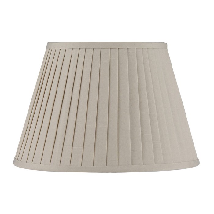 lighting/shades/taupe-polycotton-knife-pleat-shade-40cm