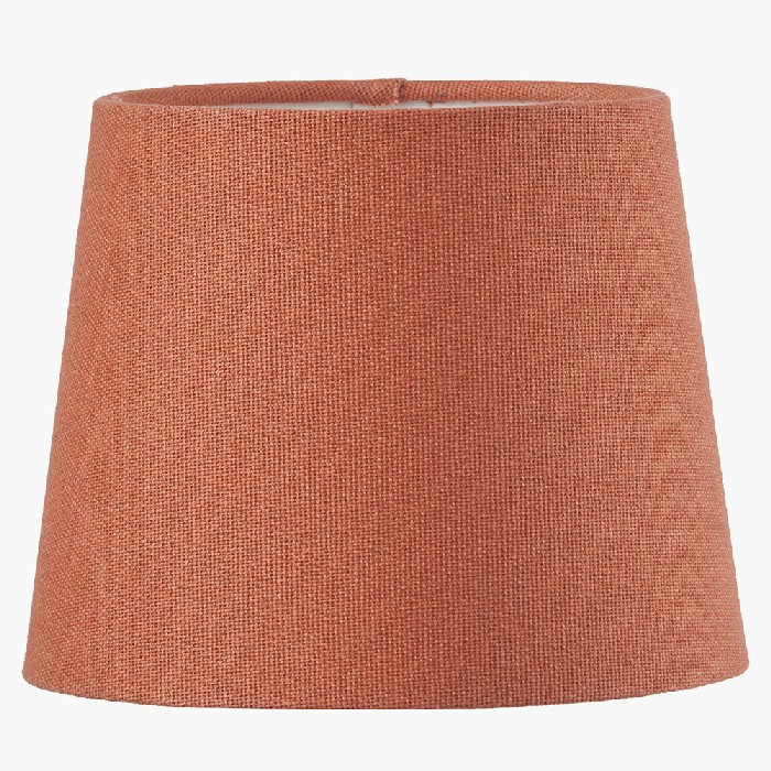lighting/shades/pelham-15cm-tobacco-handloom-tapered-lemon-clip-shade