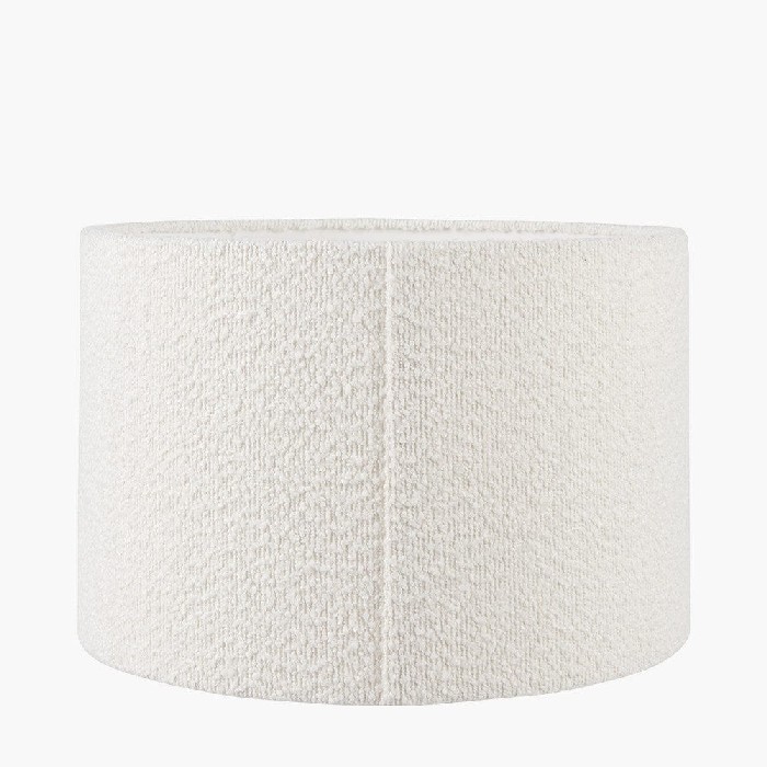 lighting/shades/pacific-rouen-40cm-white-boucle-cylinder-lampshade