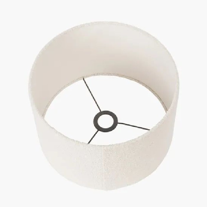 lighting/shades/pacific-lifestyle-rouen-45cm-white-bouclé-cylinder-lampshade
