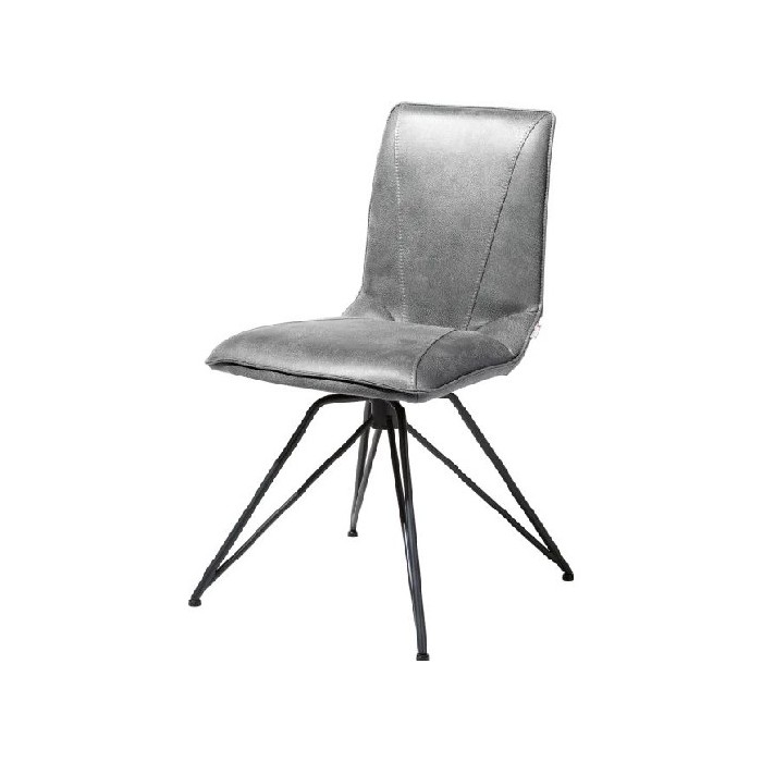 dining/dining-chairs/xooon-chair-mac-rocky-light-grey-microfiber-with-leather-handle