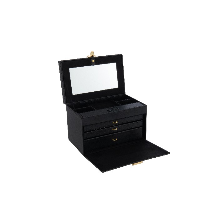 home-decor/jewellery-boxes/jewelry-box-with-handle-with-mirror-fake-leather-black