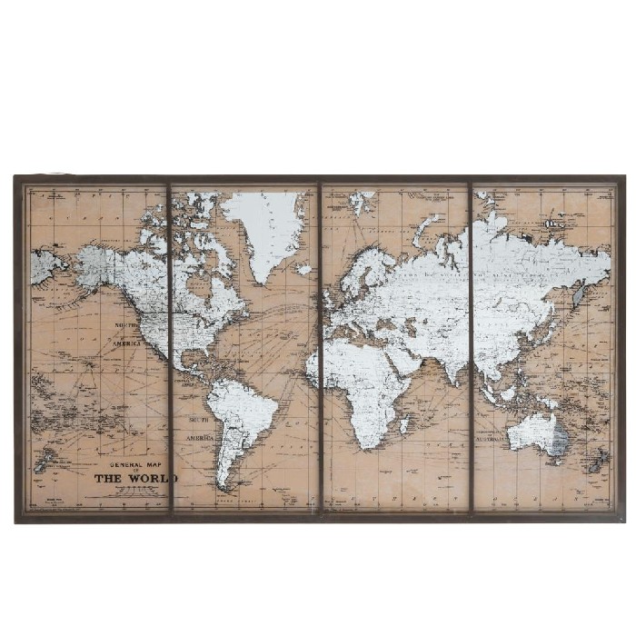 home-decor/wall-decor/world-map-metalglass-beigebrown