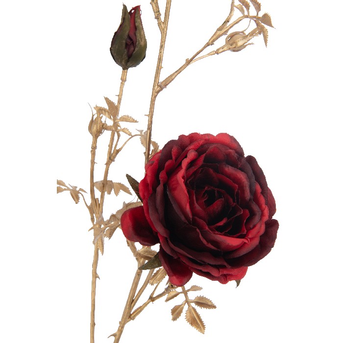 home-decor/artificial-plants-flowers/rose-bush-3-flowers-with-buds-plastic-redgold