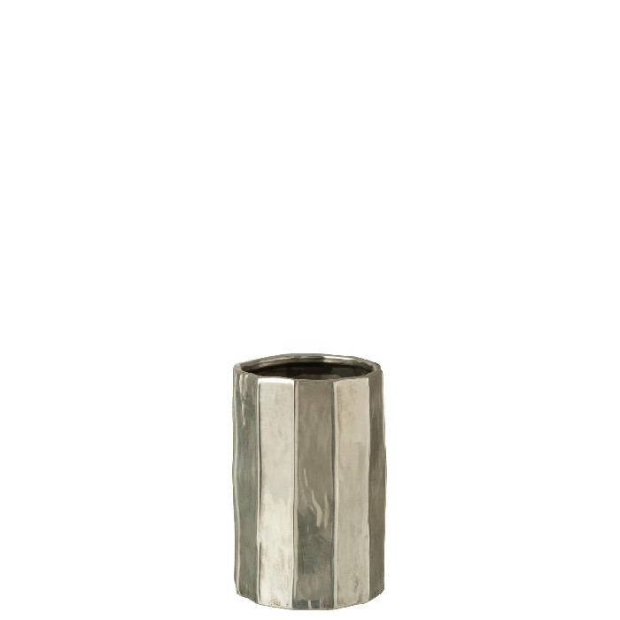 home-decor/indoor-pots-plant-stands/flower-pot-ary-clay-silver-medium
