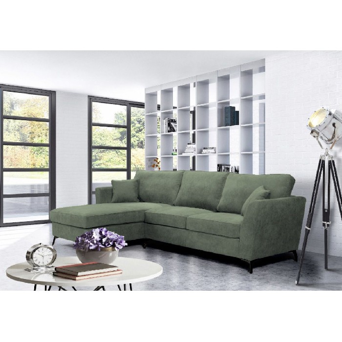 sofas/fabric-sofas/bonita-corner-sofa-with-left-facing-chaise-upholstered-in-scala-38nw-green-fabric-and-black-legs