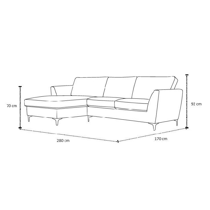 sofas/fabric-sofas/bonita-corner-sofa-with-left-facing-chaise-upholstered-in-scala-20nw-brown-fabric-and-black-legs