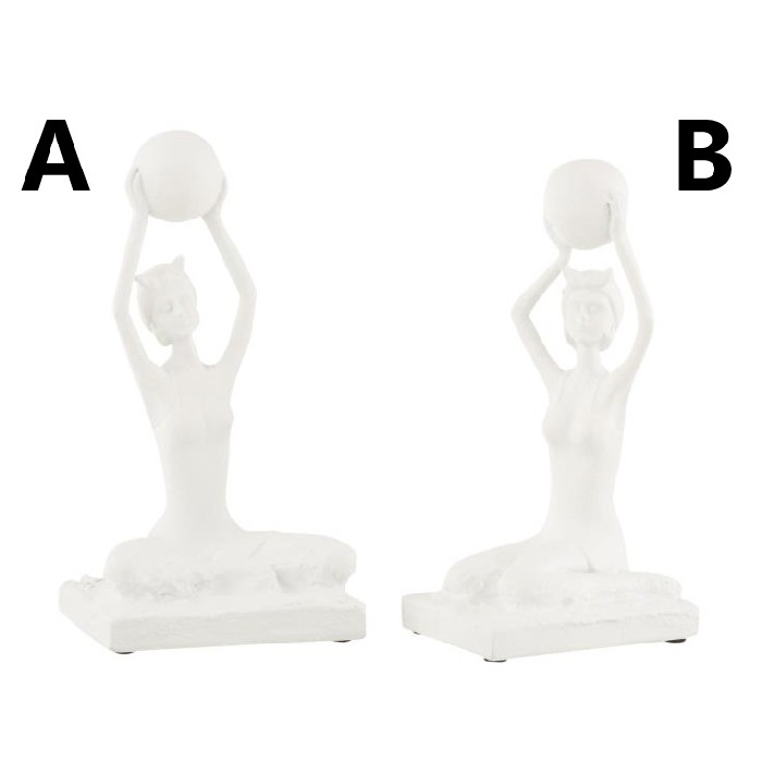 home-decor/decorative-ornaments/woman-swimsuit-balloon-polyresin-white-assortment-of-2