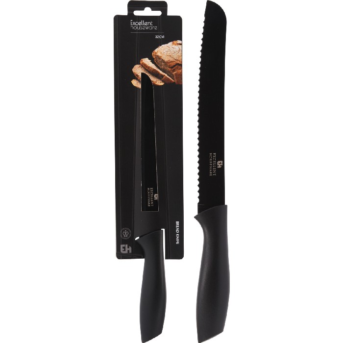 kitchenware/utensils/excellent-houseware-bread-knife-steel-32cm-black-handle