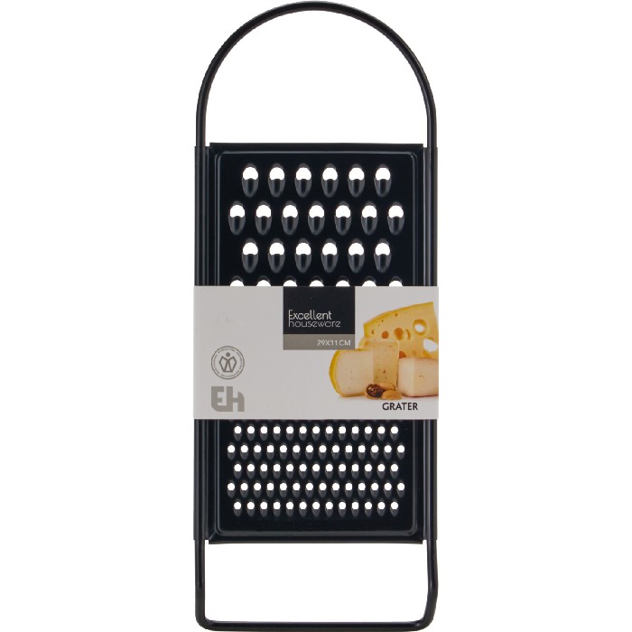 kitchenware/utensils/excellent-houseware-kitchen-grater-stainless-steel-29cm-x-11cm-black