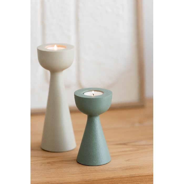 home-decor/candle-holders-lanterns/candle-hold-cone-aluminium-green-small