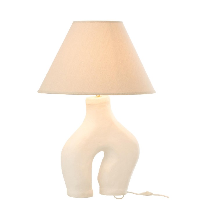 lighting/table-lamps/lamp-with-shade-paper-mache-white