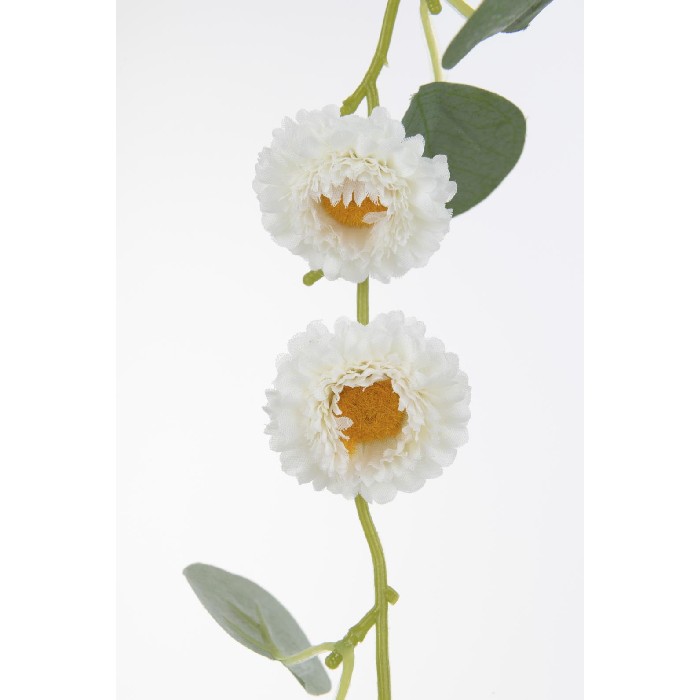 home-decor/artificial-plants-flowers/garland-flowers-with-leaves-plastic-whitegreen-assortment-of-2