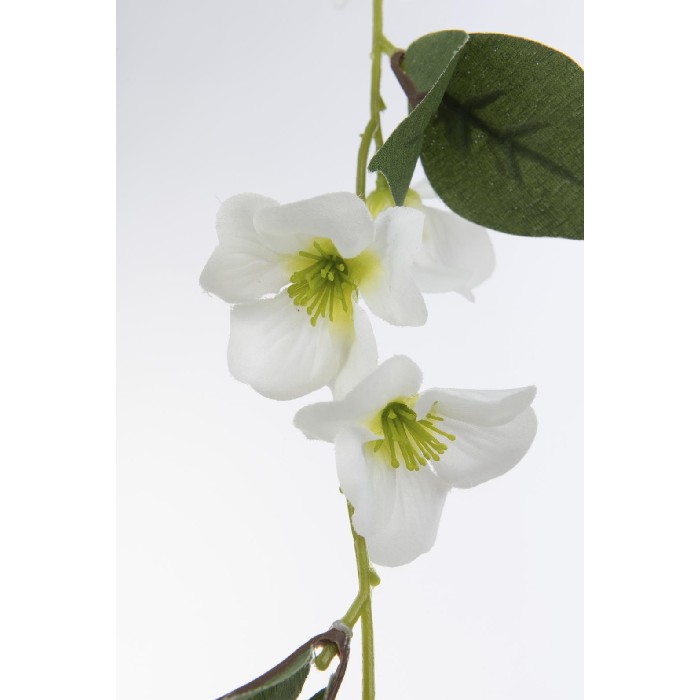 home-decor/artificial-plants-flowers/garland-flowers-with-leaves-plastic-whitegreen-assortment-of-2