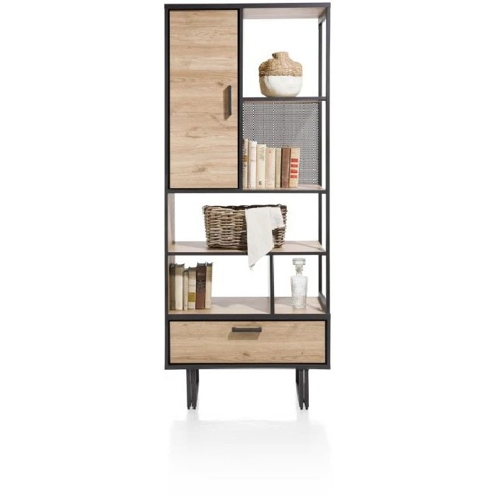 living/shelving-systems/hh-bookcase-avalon-natural-vintage-oak-1-door-1-drawer-5-niches