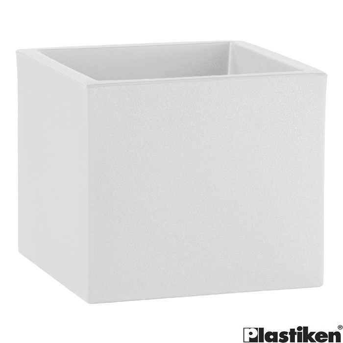 gardening/pots-planters-troughs/plastiken-the-one-cube-28cm-x-28cm-x-25cm-white