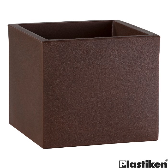 gardening/pots-planters-troughs/plastiken-the-one-cube-28cm-x-28cm-x-25cm-bronze