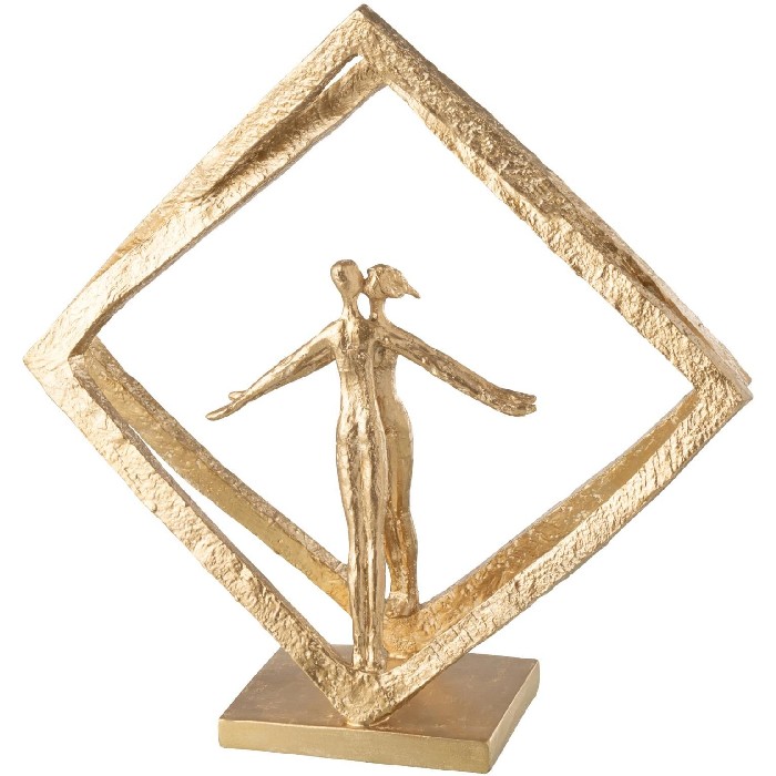 home-decor/decorative-ornaments/couple-in-frames-modern-resin-gold
