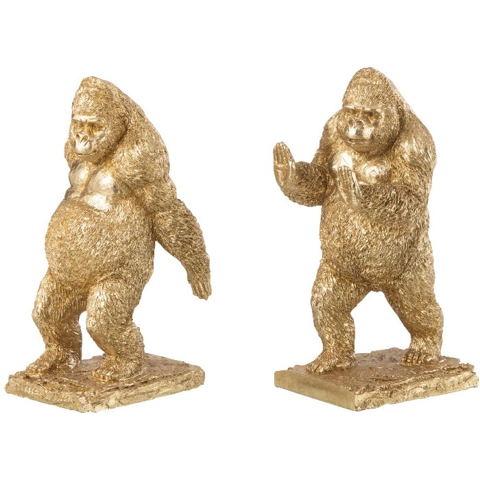 home-decor/decorative-ornaments/set-of-2-bookend-gorilla-resin-gold