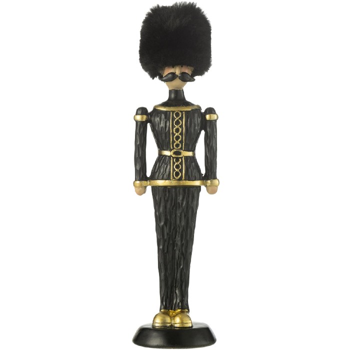 christmas/nutcrackers/nutcracker-fur-hat-resin-black-medium