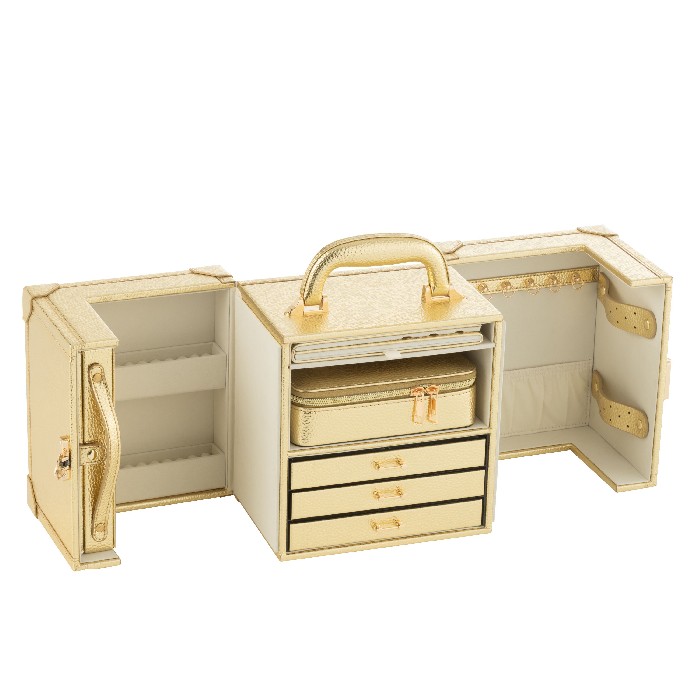 home-decor/jewellery-boxes/jewellery-case-with-handle-artificial-leather-gold