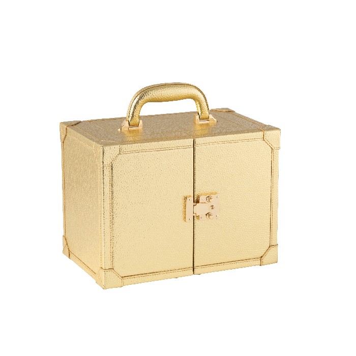 home-decor/jewellery-boxes/jewellery-case-with-handle-artificial-leather-gold