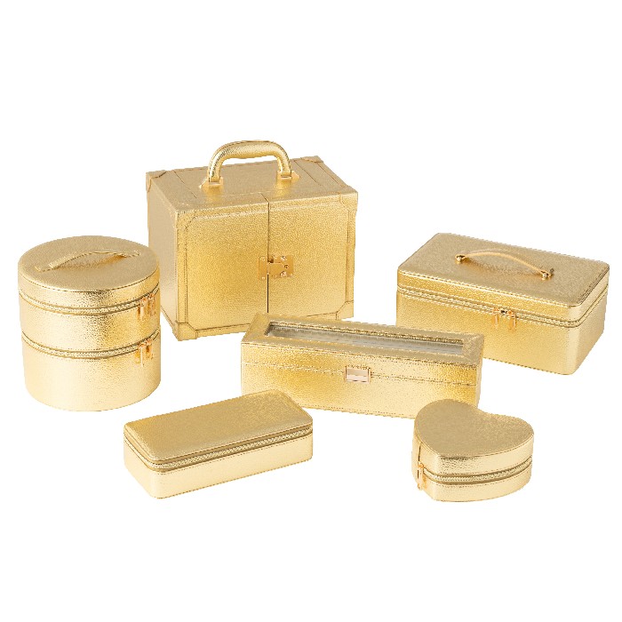 home-decor/jewellery-boxes/jewellery-case-with-handle-artificial-leather-gold