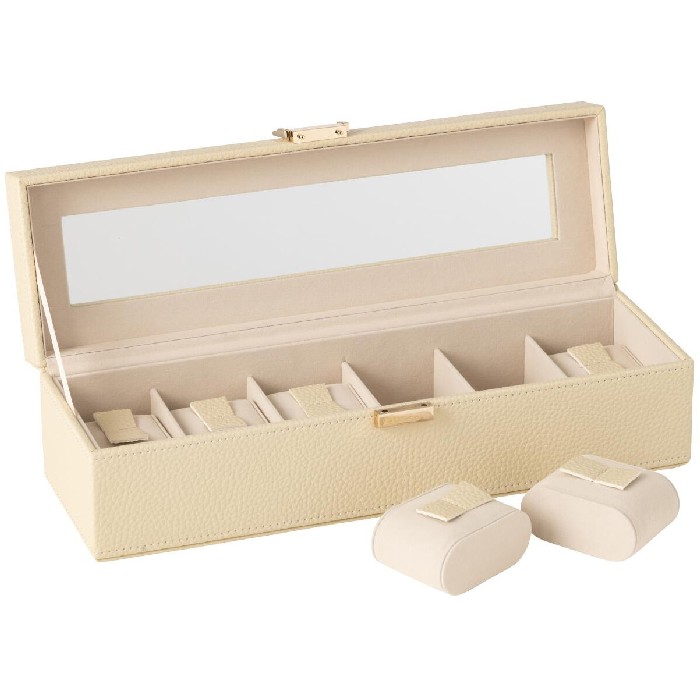 home-decor/jewellery-boxes/swatch-box-6-compartments-artificial-leather-beige