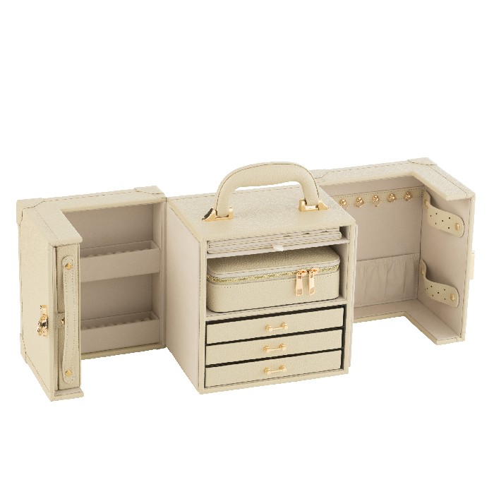 home-decor/jewellery-boxes/jewellery-case-with-handle-artificial-leather-beige