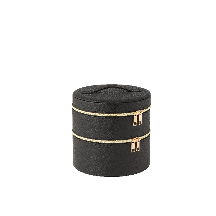 home-decor/jewellery-boxes/cosmetic-box-roundmirror-artificial-leather-black