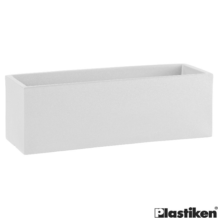 gardening/pots-planters-troughs/plastiken-the-one-planter-28cm-x-75cm-x-25cm-white